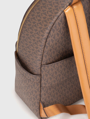 Backpack with gold details and logo - 4
