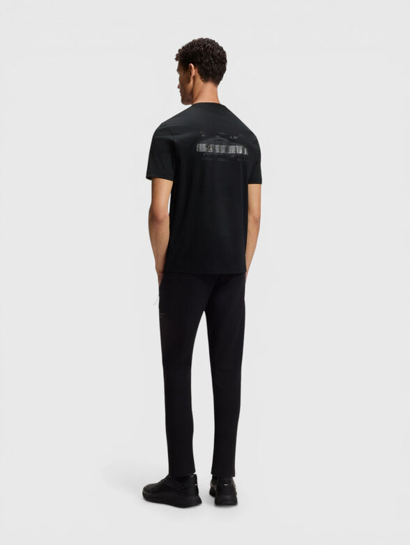 Cotton T-shirt with a statement back - 2