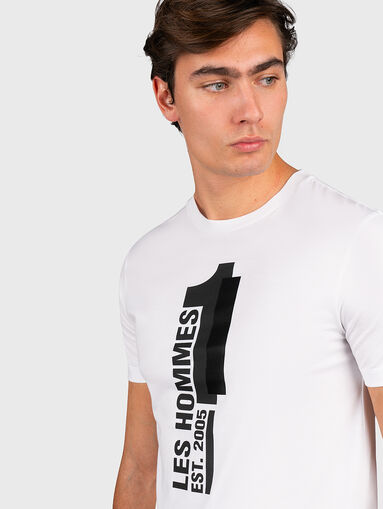 T-shirt with logo print and metal detail - 3