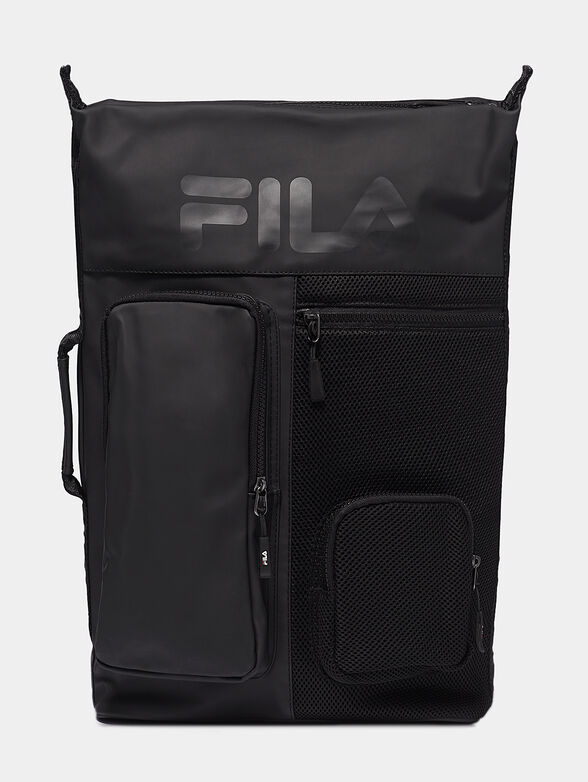 Unisex black backpack - 1