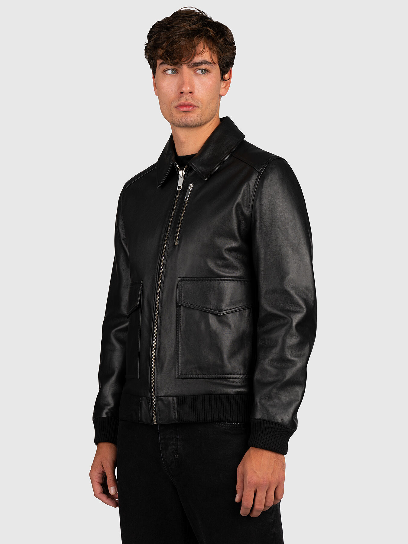 Antony morato leather jacket top