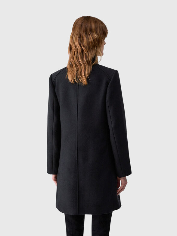 Beige wool coat - 2