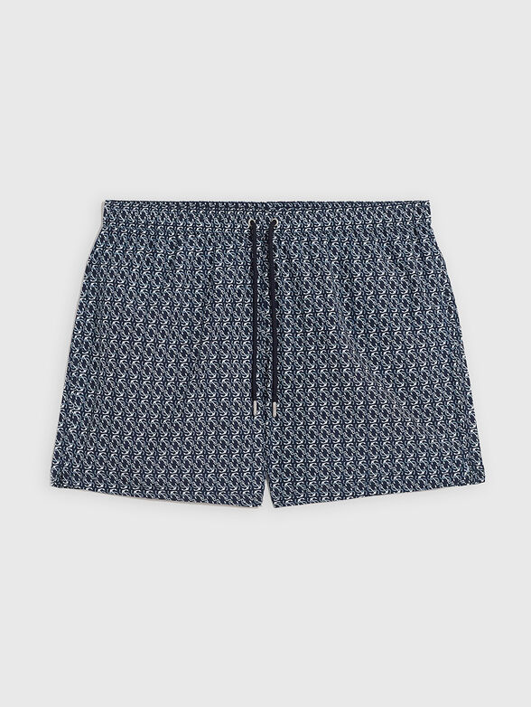 MARINA I beach shorts with micro print - 5