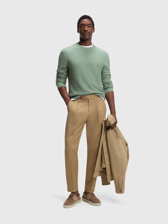 Knitted cotton sweater - 2