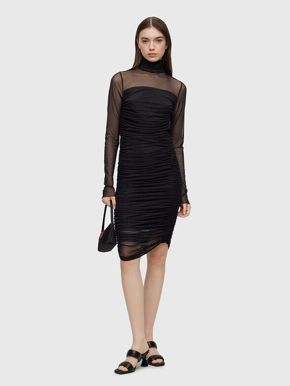 NELASAI black dress with long sleeves  - 1