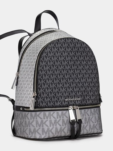 RHEA backpack with monogram logo print  - 3