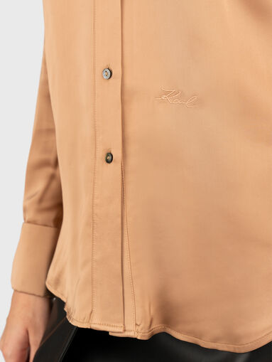 Long sleeve shirt with embroidered logo - 5