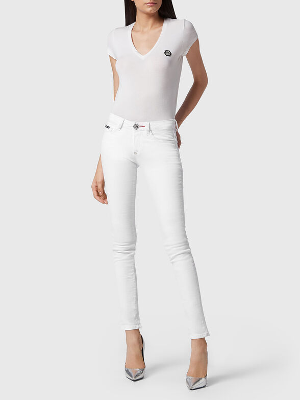 Slim jeans with print - 4