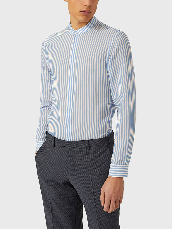 Striped slim shirt - 1