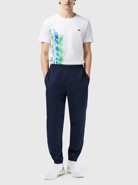 Sports trousers with logo detail  - 1