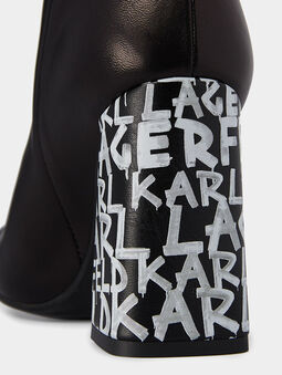 METRO Boots with graphic logo print - 4