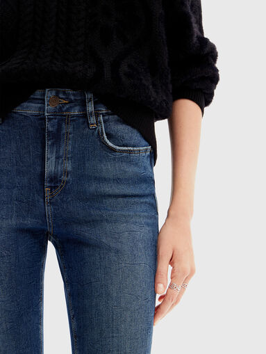 LIA dark blue skinny jeans - 4