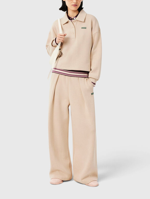 Sports pants with a logo detail - 4