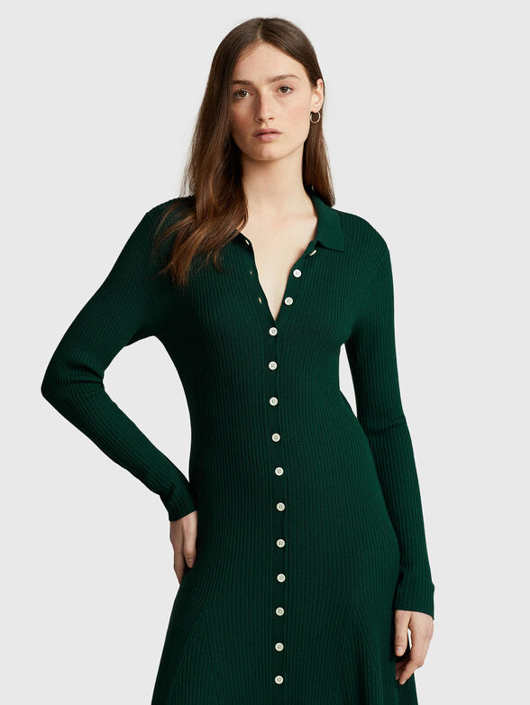 Midi wool dress - 3