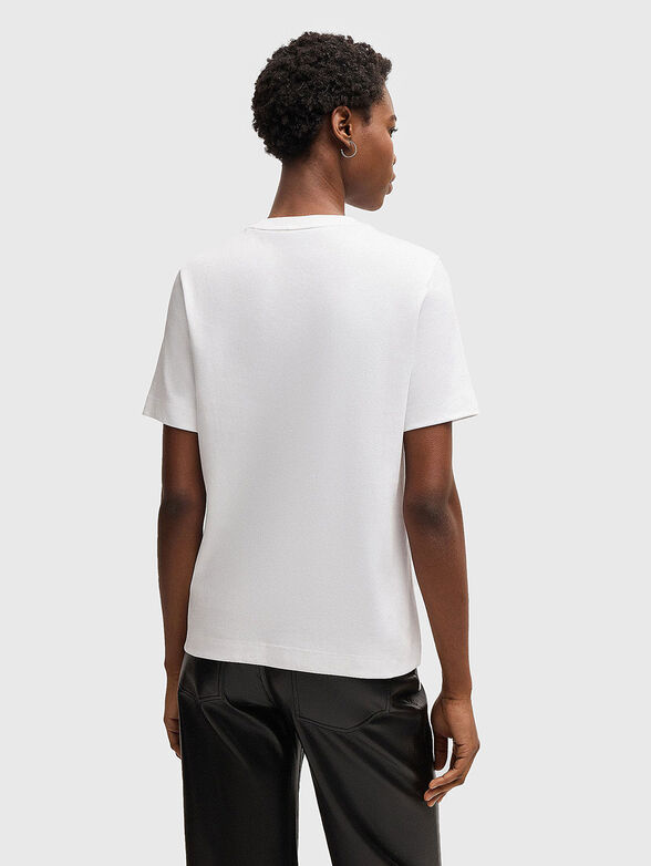 Cotton T-shirt with monogram logo - 3