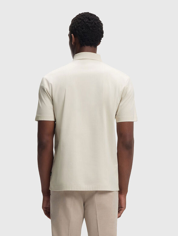 Short sleeved cotton polo shirt - 3