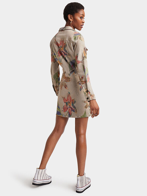 BUDAPEST dress with floral print - 3