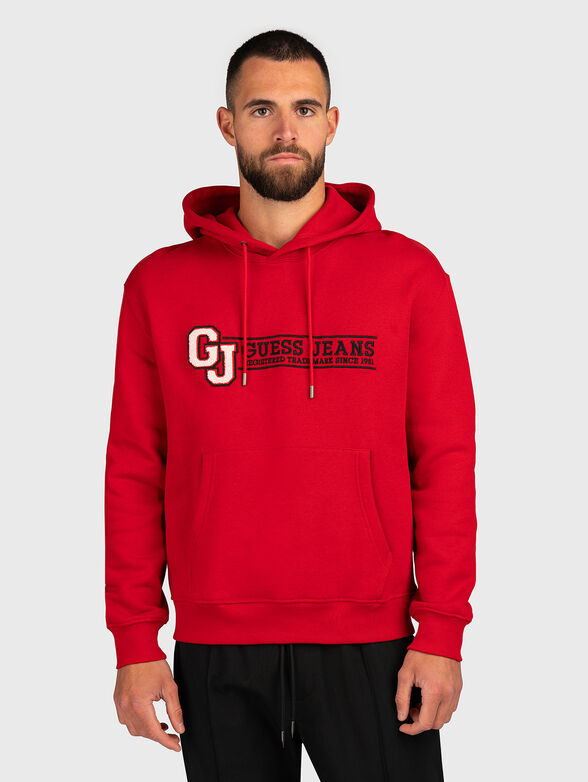 Sweatshirt with logo embroidery - 1