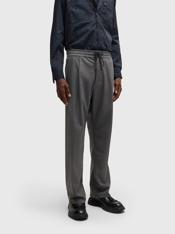 RAVI trousers with ties and elasticated waist - 1