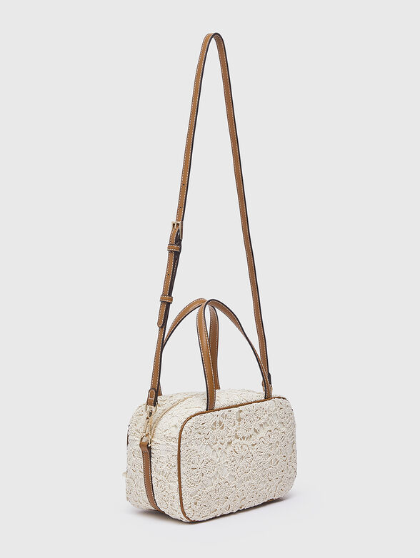 Bag with lace and a long strap - 2