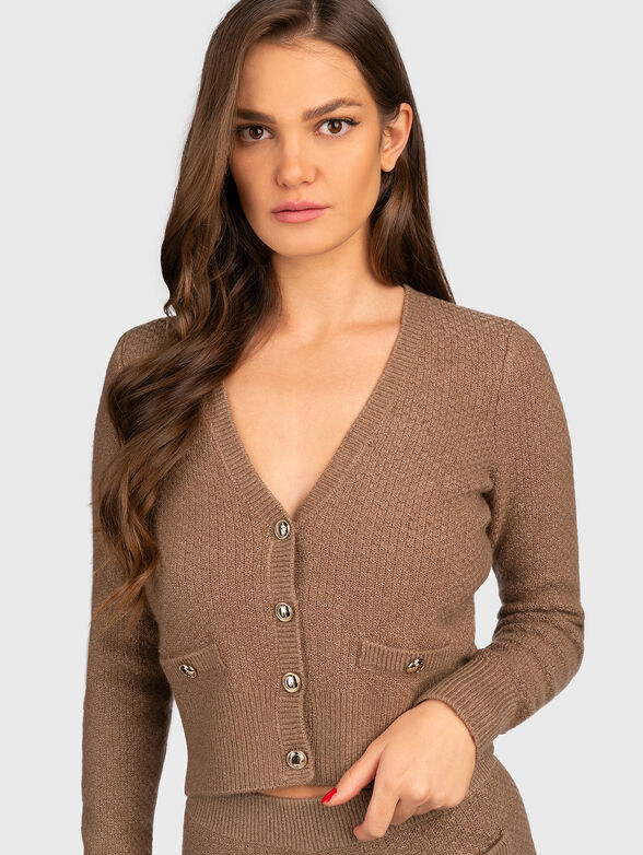 SOPHIE wool blend cardigan - 4