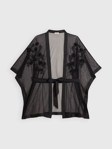 LADY ROSE kimono with transparent texture - 5