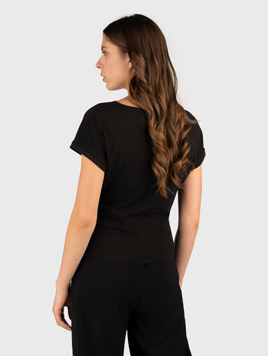 Cotton T-shirt with logo - 3
