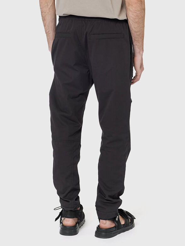 Black pants with accent pockets - 3