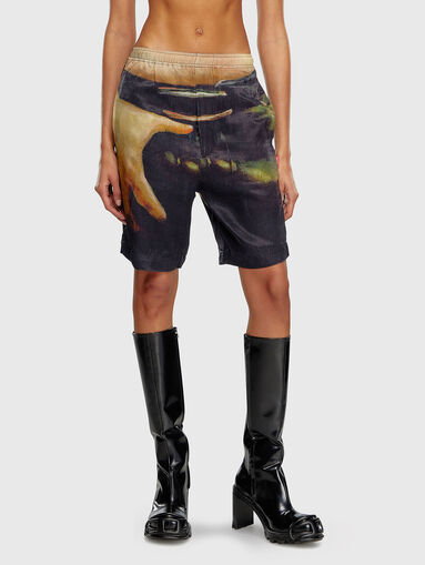 PR-P-TOLL-SHO-SS unisex viscose blend shorts  - 3