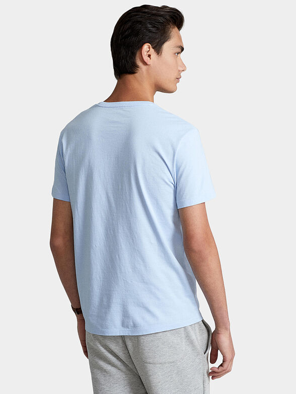 Cotton T-shirt with logo embroidery - 2