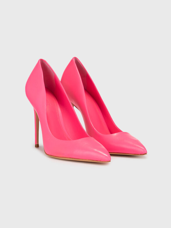 Heeled shoes in beige color - 2