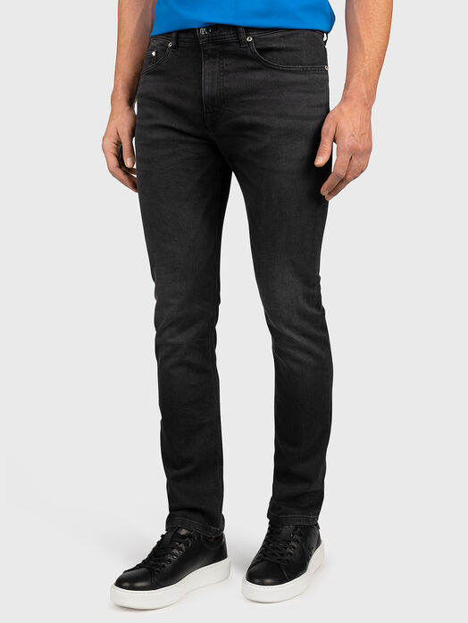 Black cotton blend jeans brand Karl Lagerfeld — Globalbrandsstore 
