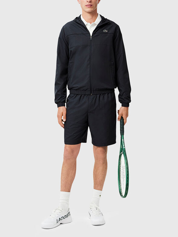 Hooded jacket in black colour - 2