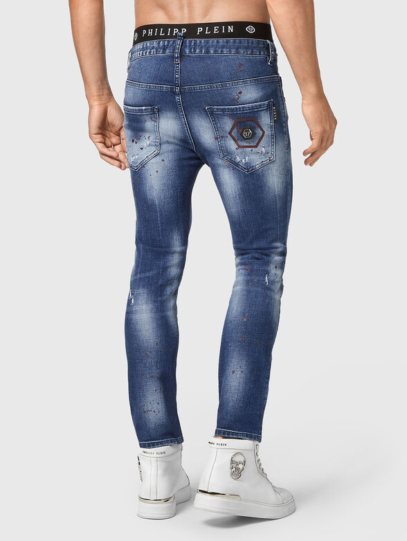 Slim jeans with art motifs - 2