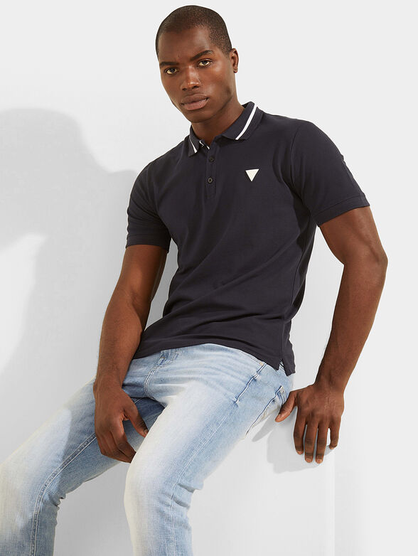 LYLE Black polo-shirt - 1