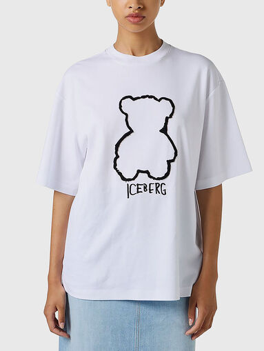 Oversized t-shirt with print - 4
