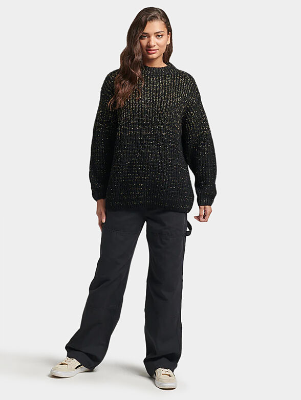 VINTAGE METALLIC sweater with glittering accents - 2