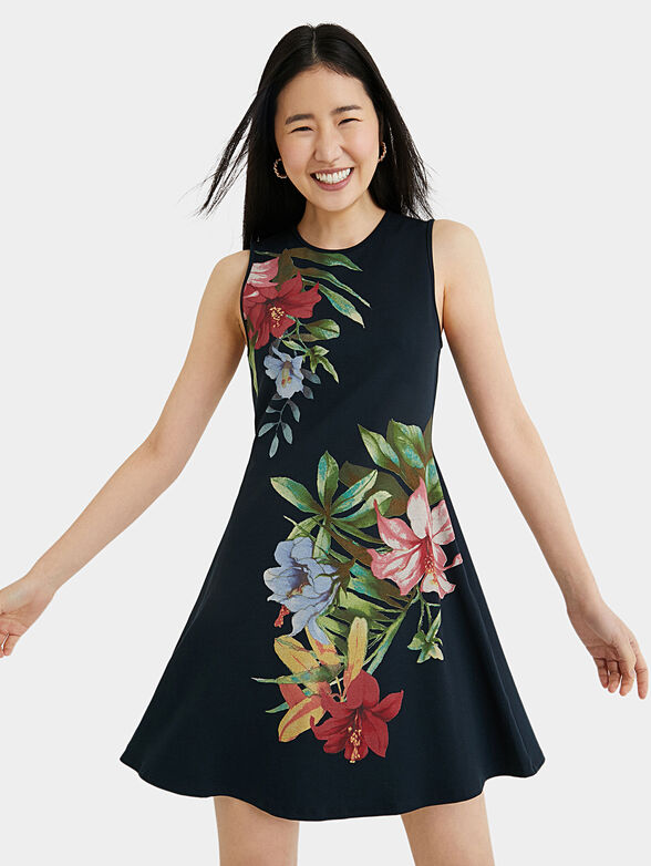 Cut-out KILKENY dress with floral print - 1
