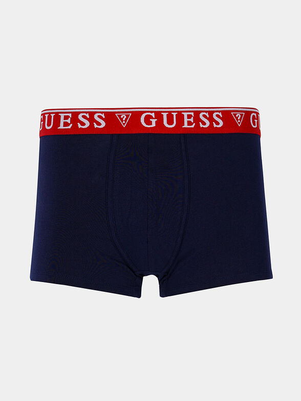 Set of three cotton boxers in black - 3