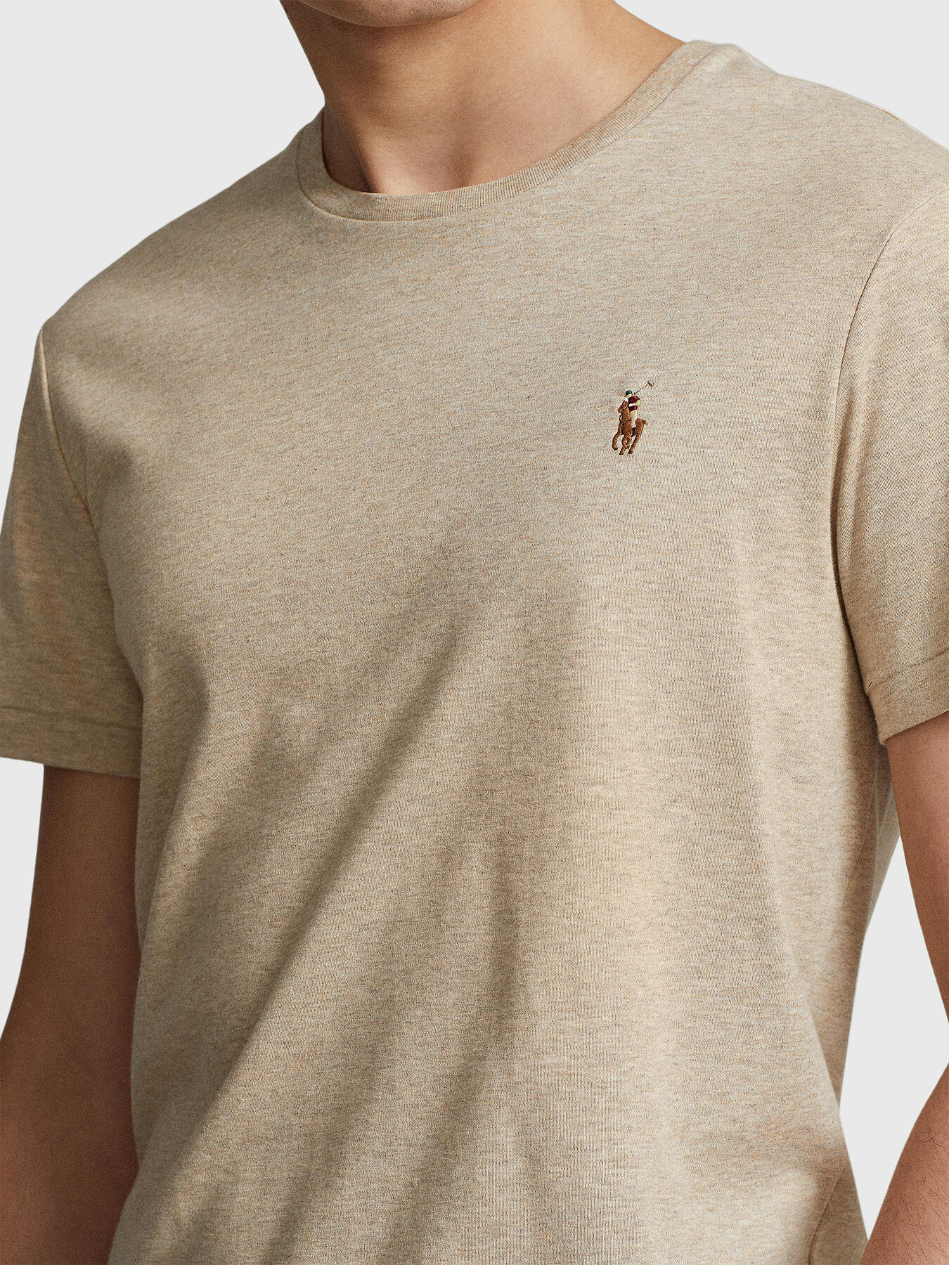 Tシャツ・カットソー RALPH LAUREN Men T Shirts 710969626 006 Beige T-shirts RALPH LAUREN | Pozzi Lei