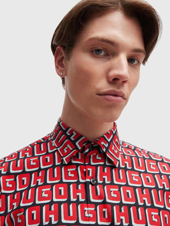 ERMO shirt with monogram logo print - 3