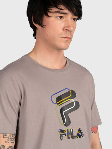 BIBBIENA black T-shirt with logo print - 5