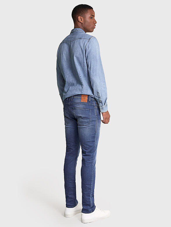 SLENDER Slim jeans with washed effect - 3