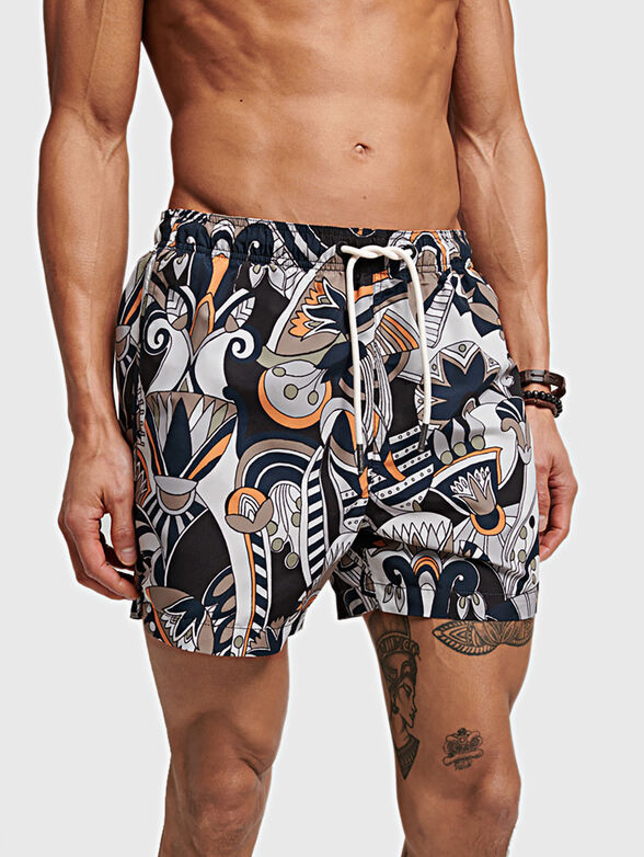 STUDIOS printed beach shorts - 1