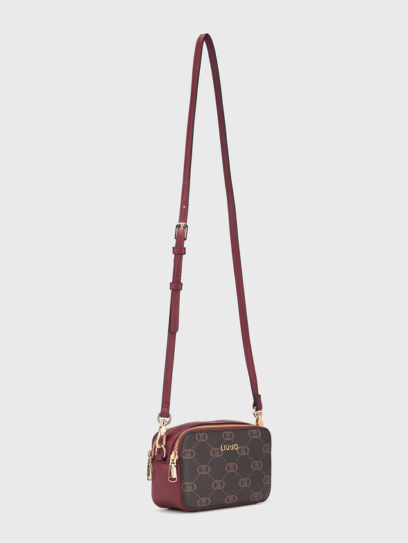 Small crossbody bag with logo print - 2
