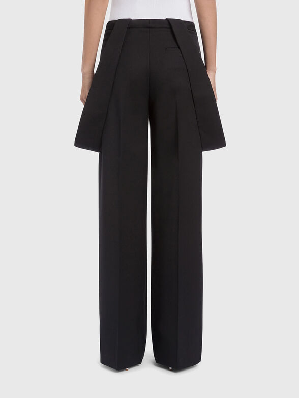 KARA gabardine pants with removable straps - 2
