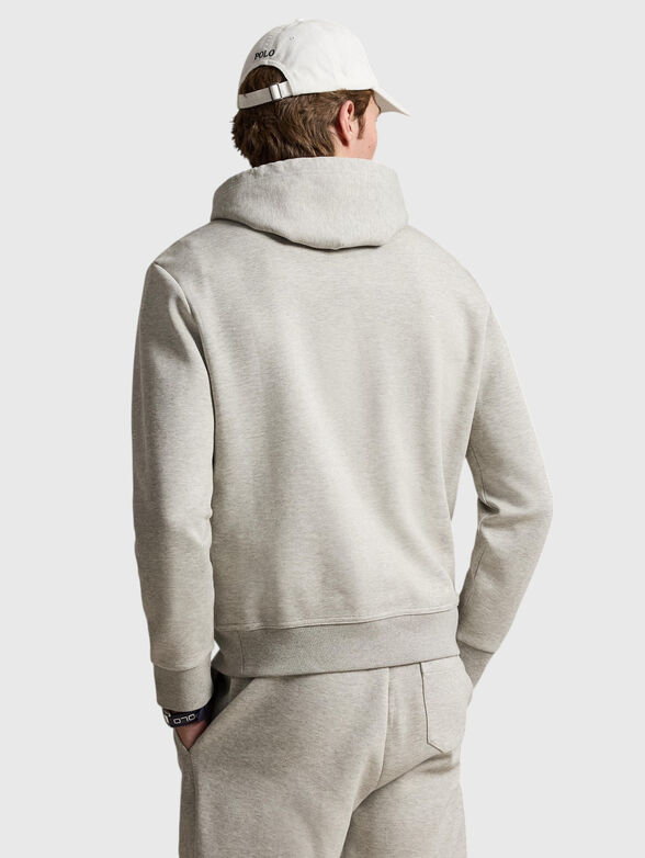 Hooded sweatshirt with logo detail - 3