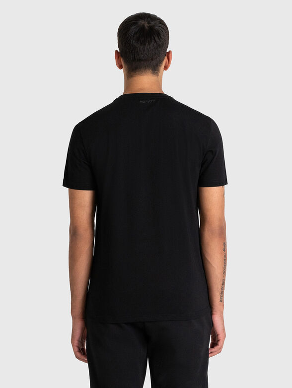 Black T-shirt with print - 2