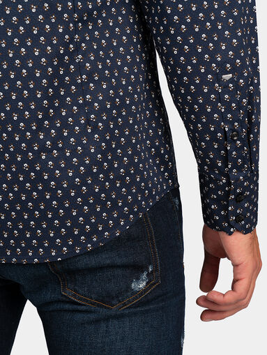 NAPOLI shirt with floral print - 4