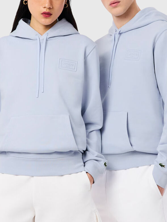 Unisex light blue sweatshirt - 1